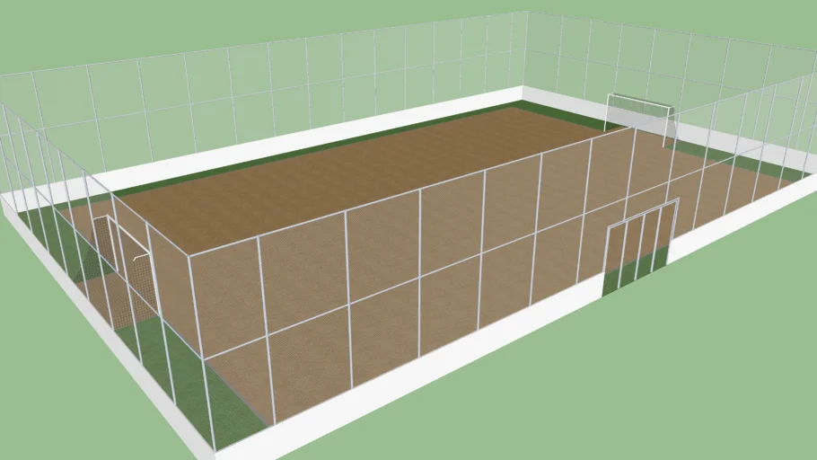 Campo de futebol de areia