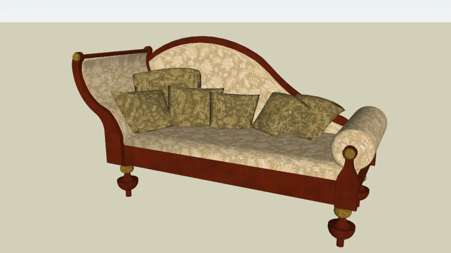 Antique Chaise Lounge Sofa