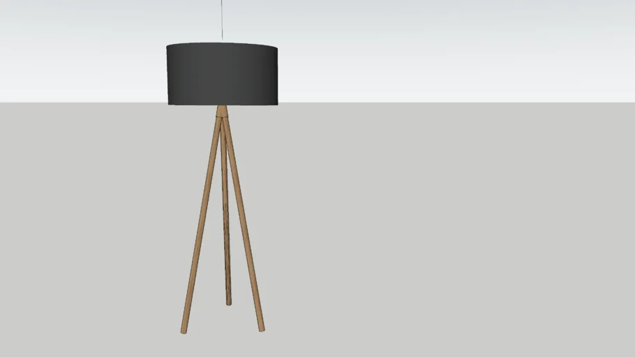 L'atelier69 - Lampadaire trépied collection Venice