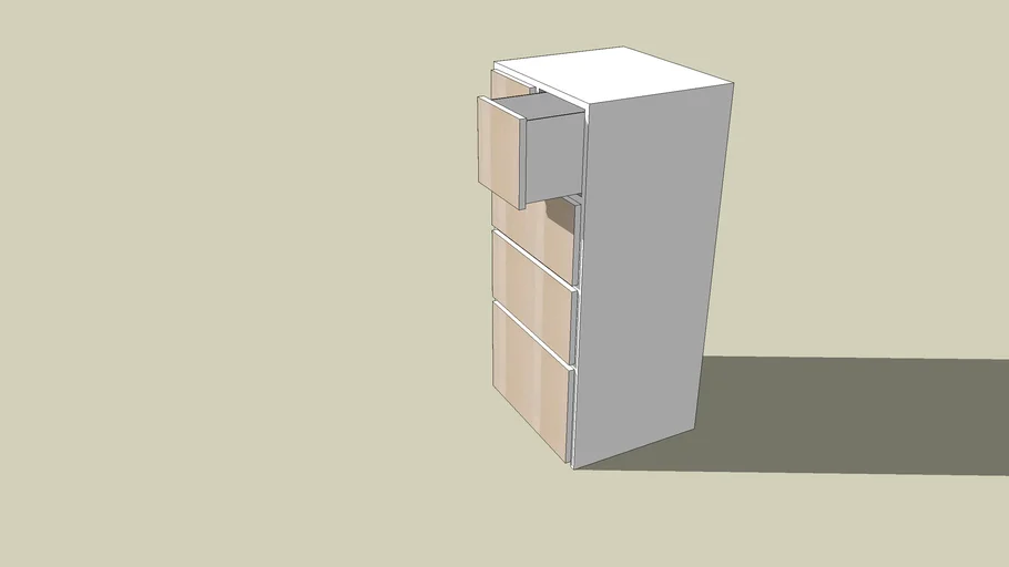 IKEA 'RAKKE' ladenkast 56x51cm 121 cm hoog
