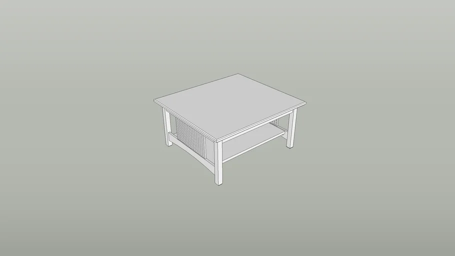 Table from 2D source | 3D Warehouse