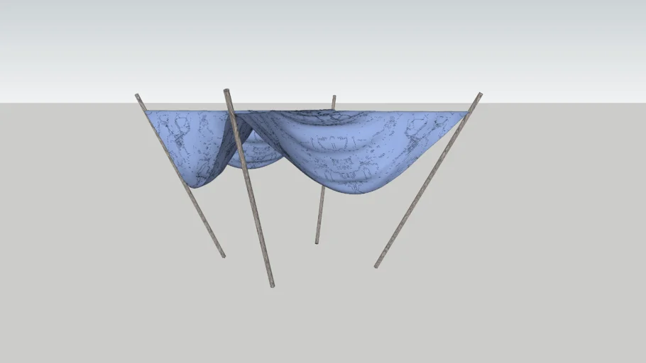 Canvas pavilion