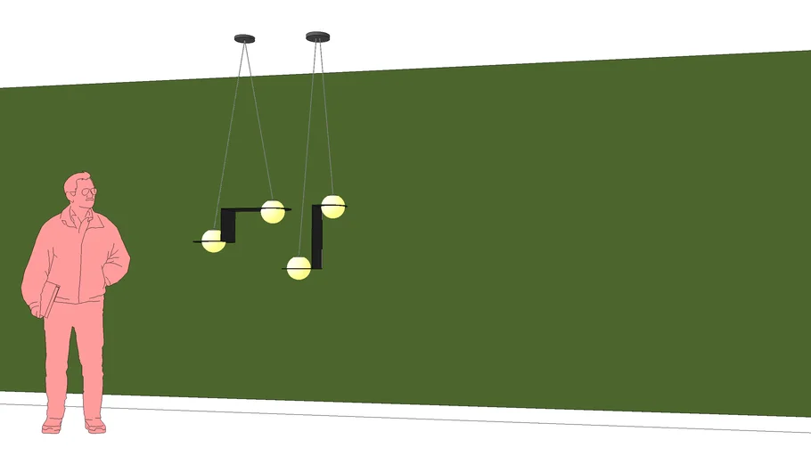 Suspension light plafonnier Lambert fils Laurent 05 et 06