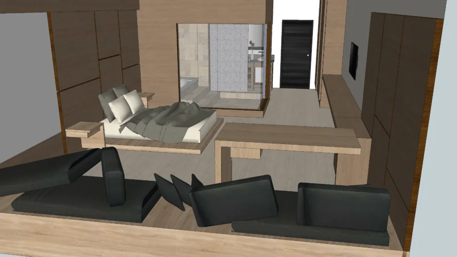 Modern hotel room 50 sq.m.