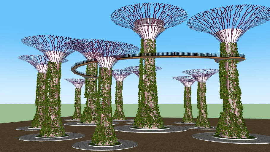 coloumn tree3 | 3D Warehouse