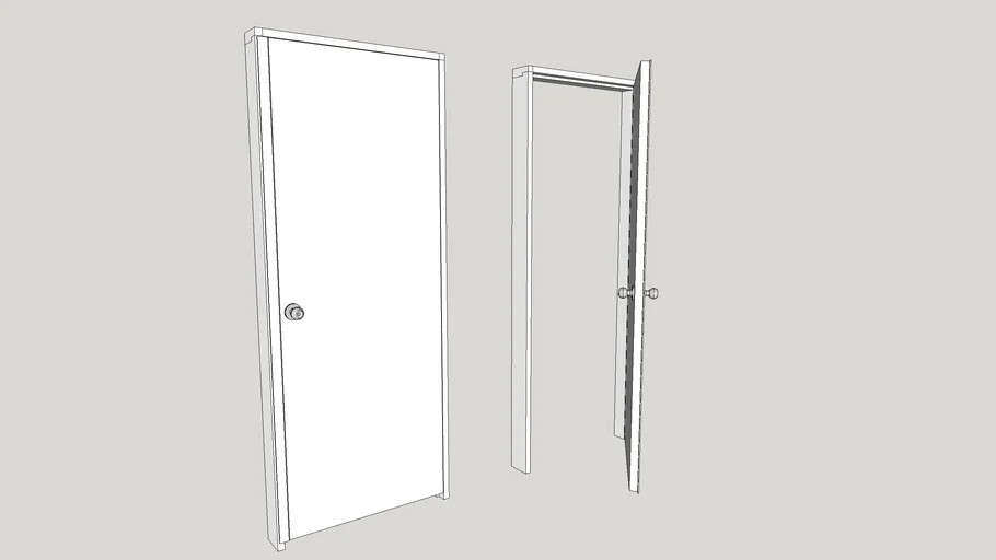 800mm Steel Door