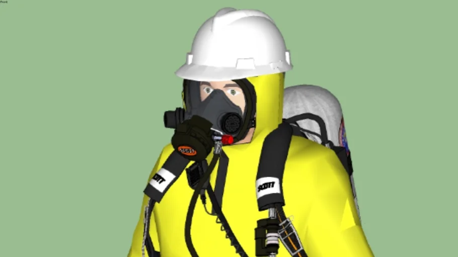 Safety First Series - Process Operator - OSHA Level "B-2" PPE Protection - Tychem Suit w/ Scott SCBA