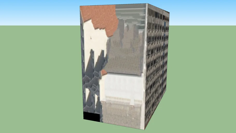 里斯本葡萄牙的建筑模型