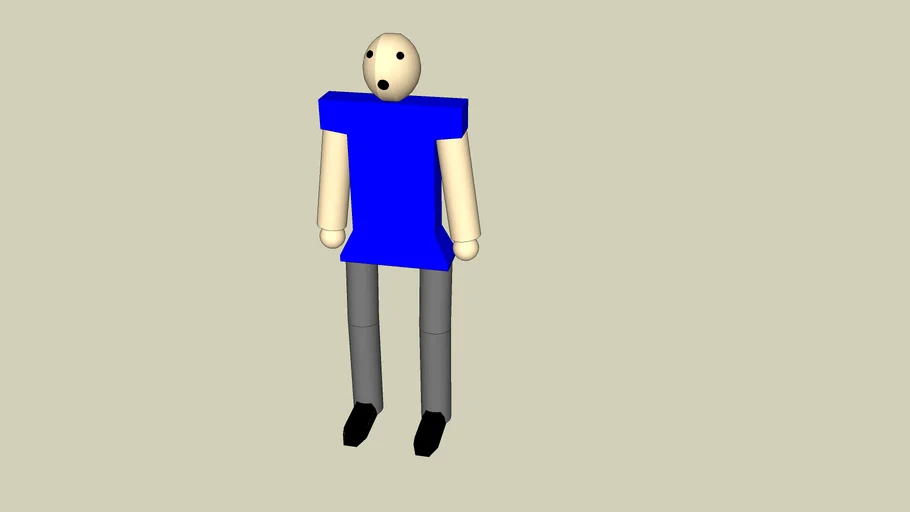 block man | 3D Warehouse