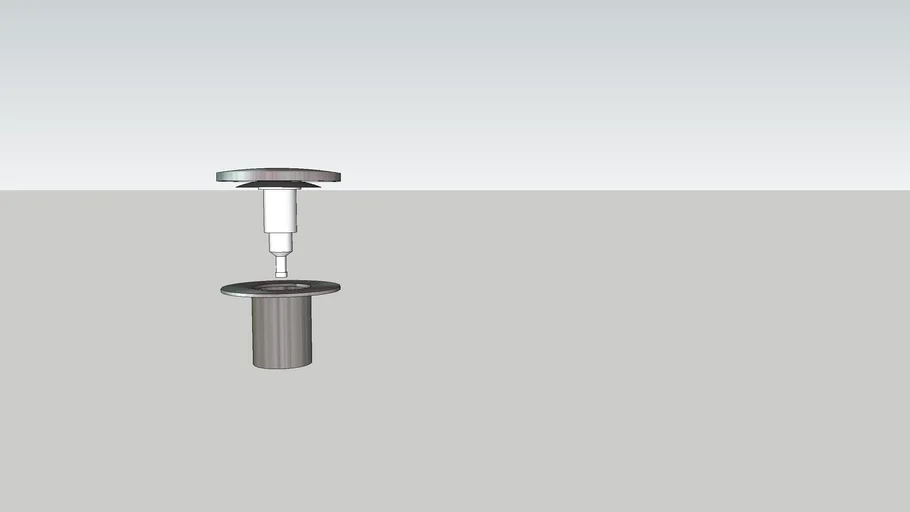 Bath/Sink Drain Stopper/Plug. Push, Click, Seal and Release.