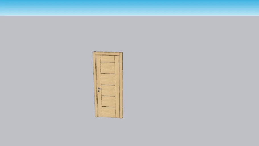 LGhost Door Modern 700х2000 | 3D Warehouse