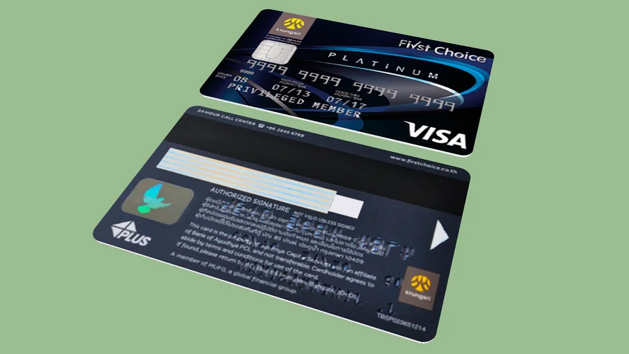 Credit Card - Krungsri First Choice Visa Platinum