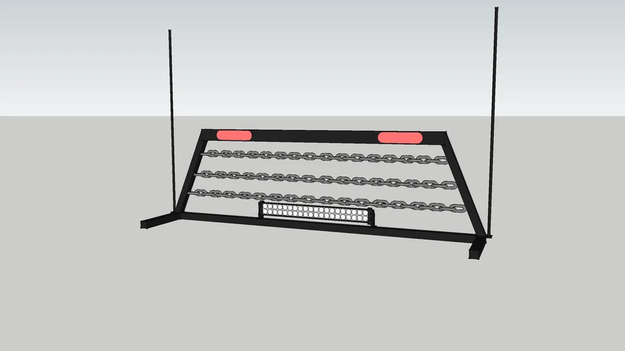 Custom Back Rack for assorted trucks | 3D Warehouse
