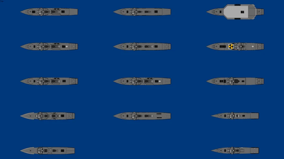 USN Burke-class kitbashes | WIP