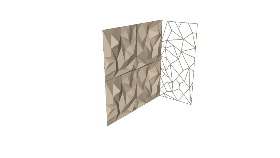 rock wall and panel