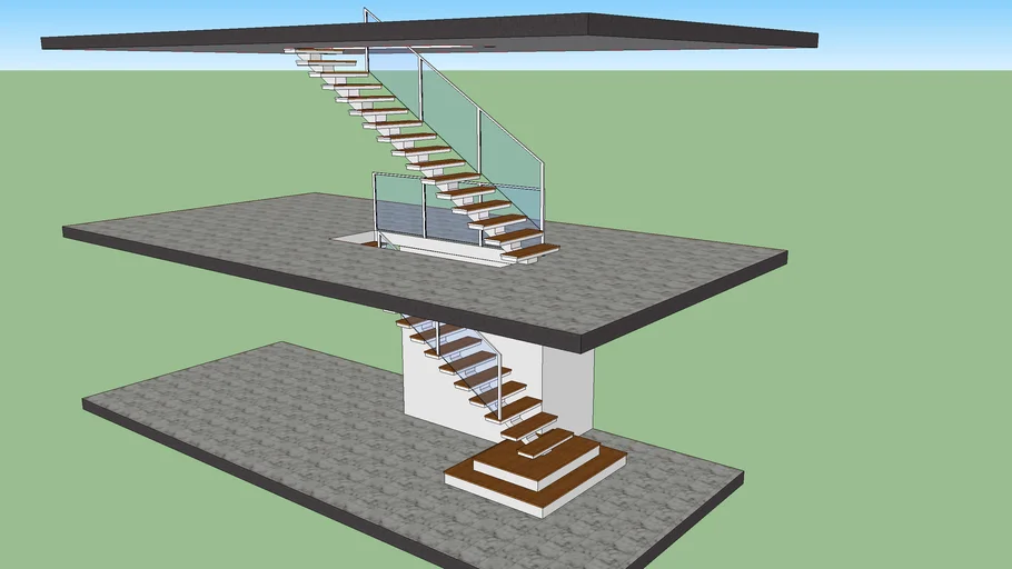 escalera recta