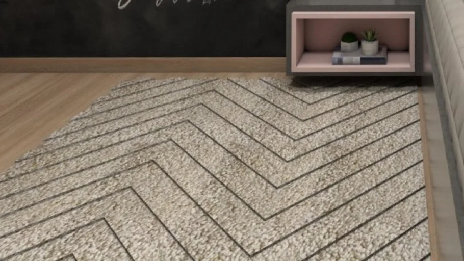 Tapete Bege Realista - Configurado para Vray