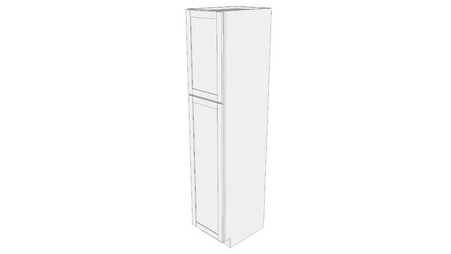 Bayside Tall Cabinet 24UCS1890 - 24 inch Deep, Shelves, One Door