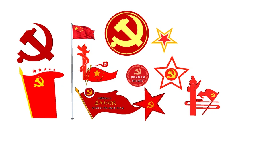 china 党建党徽红旗党旗华表柱 www.1skp.com