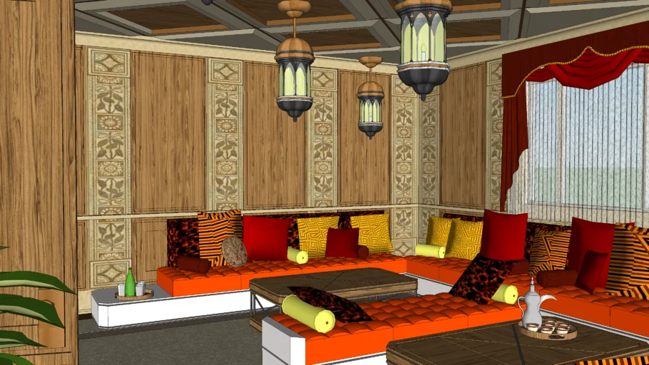 Modern Moroccan Livingroom