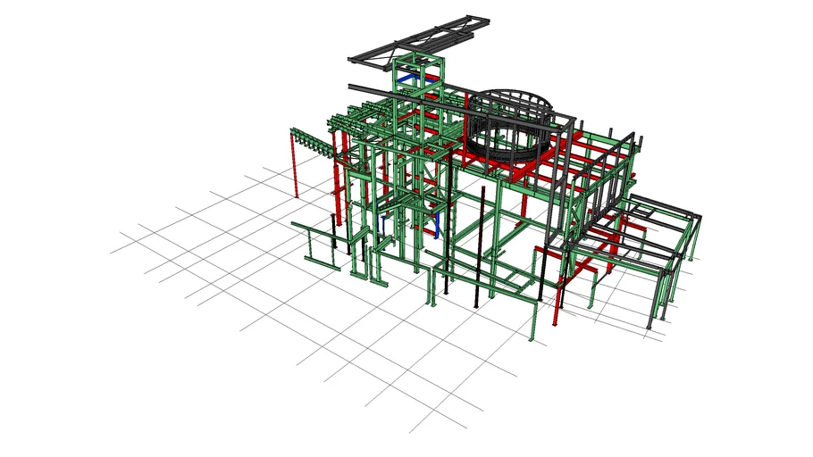 St. Cat's Steelwork Model - 16th March 2022