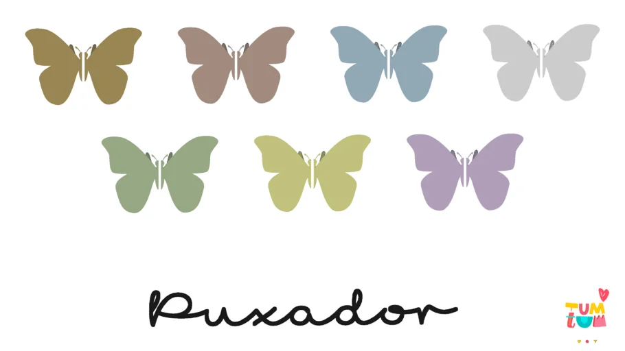 MEIO Puxador Borboleta