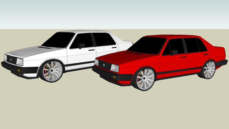 Modified Volkswagen Jetta.