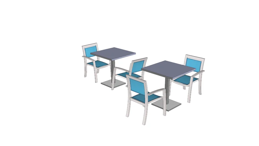 tables terrasse et chaises