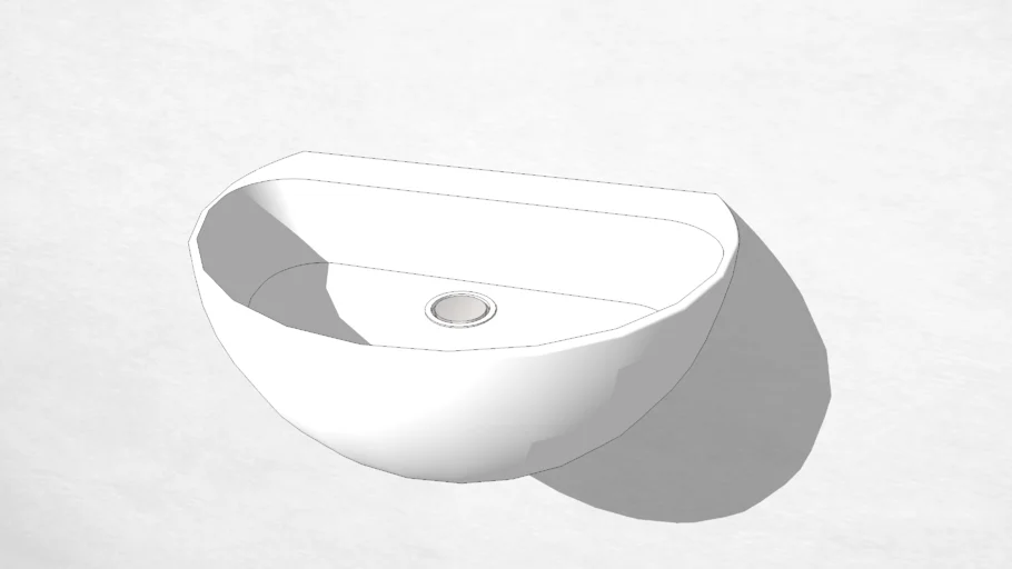 Bowl Wall Mounted Washbasin