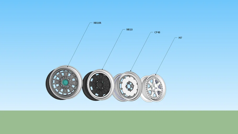 Mugen wheels collection