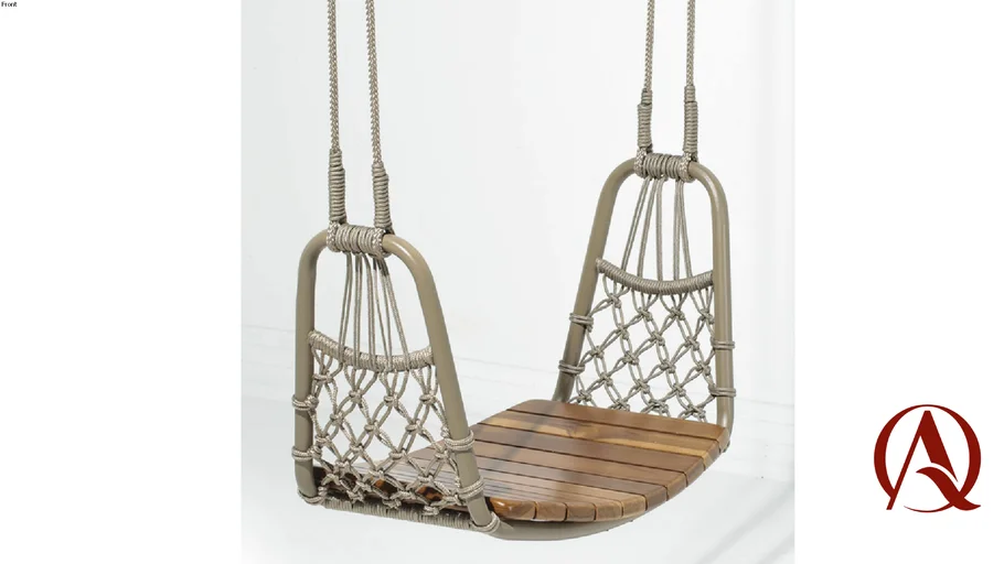 Balanço Boho e madeira