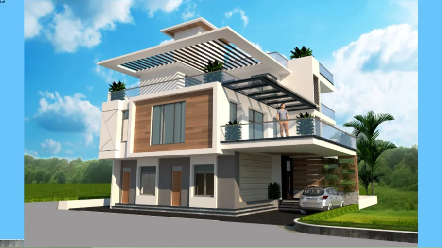 MODERN BUNGALOW ELEVATION