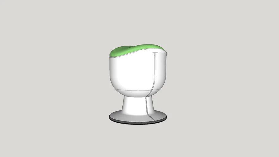 stool with upholstered seat