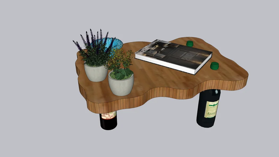 MESA PÉ-DE-GARRAFA
