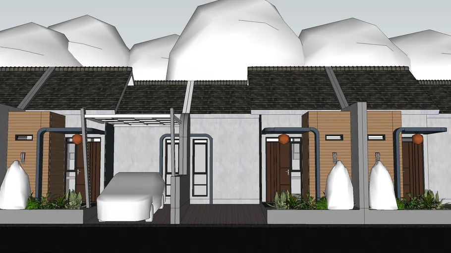 RUMAH MINIMALIS 1 LANTAI 6x9