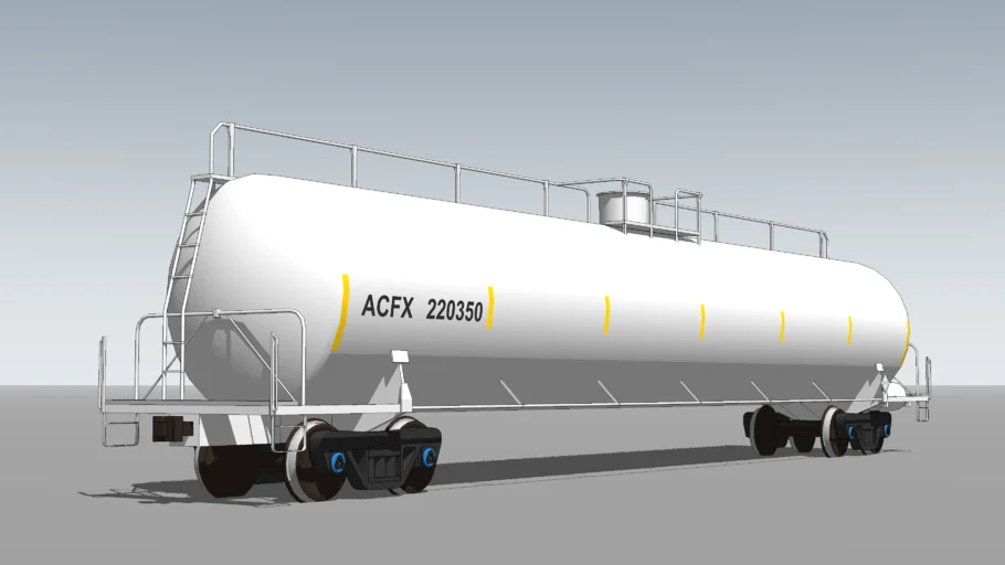 ACF 33,600 Gallon LPG Tank Car - ACFX