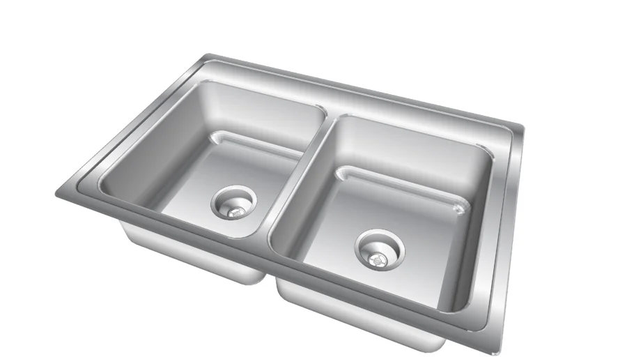 Stainless Steel Kitchen Sink (Double-Bowl)