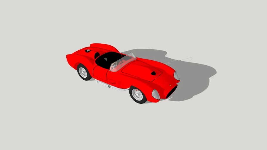 FERRARI TESTAROSSA 250 (1957) (BBURAGO 1:18 scale model) by NiMo