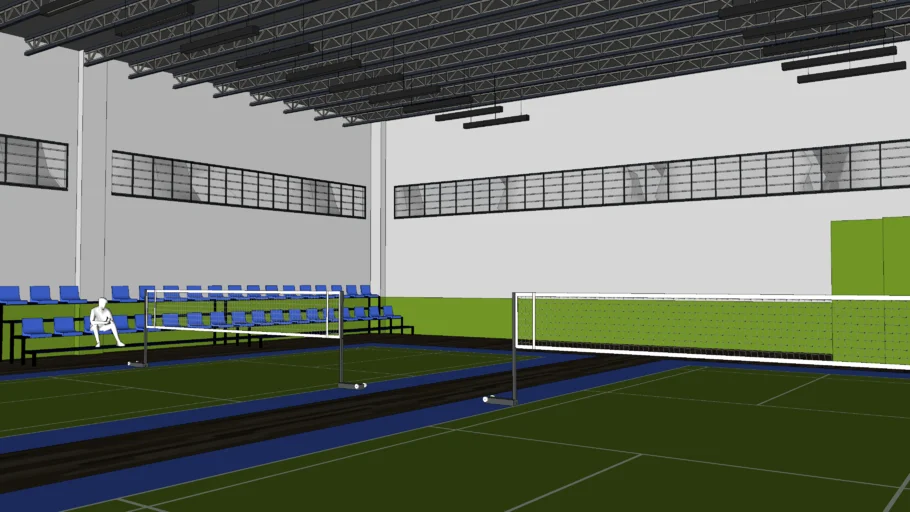 INDOOR BADMINTON COURT