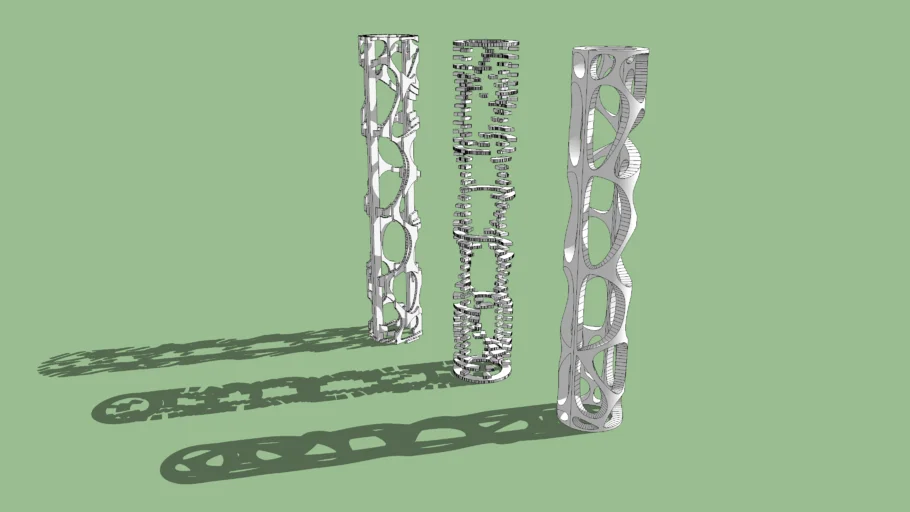 Parametric Columns Voronoi
