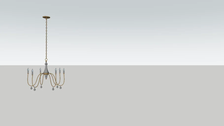 Gabby Clay 6 - Light Chandelier