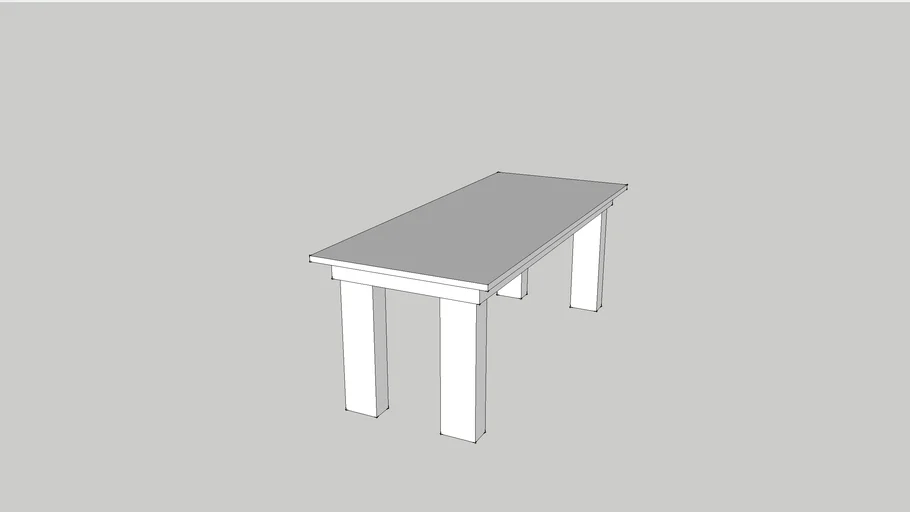 Basic Table | 3D Warehouse