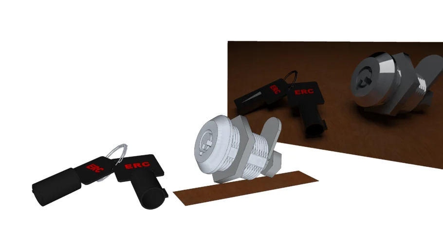 Cerradura con llave tubular