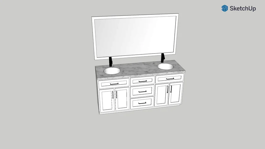 Bathroom Vanity with Mirror
