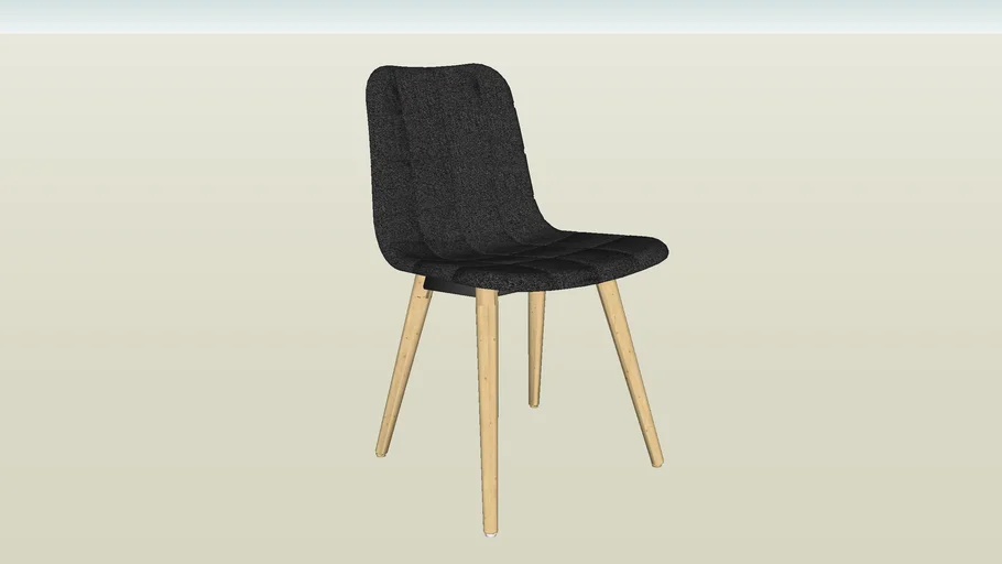 26. Silla bop negra