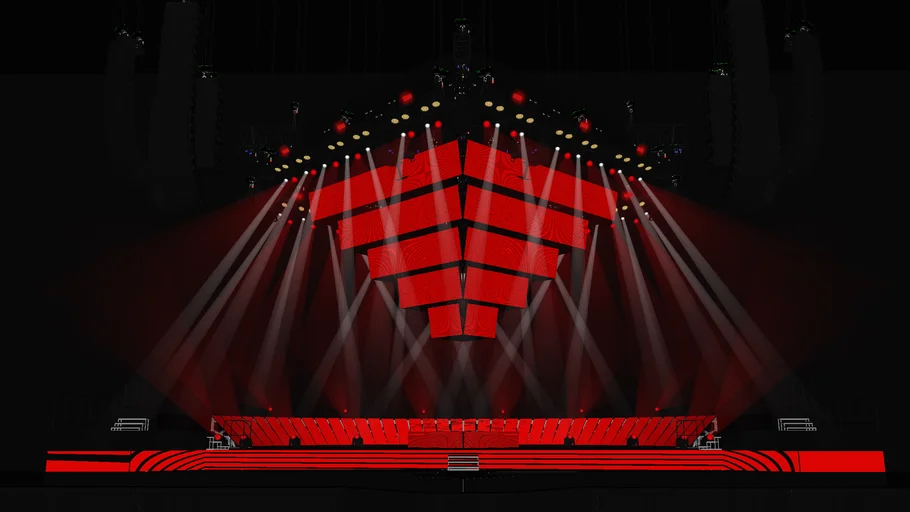 Muse The 2nd Law Tour Stage