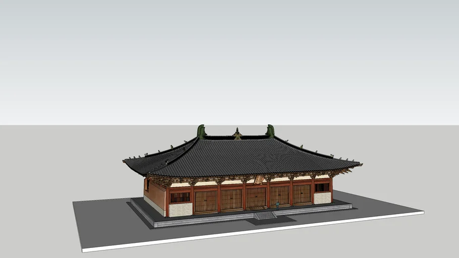 佛光寺模型（唐风）（明杰）20190226