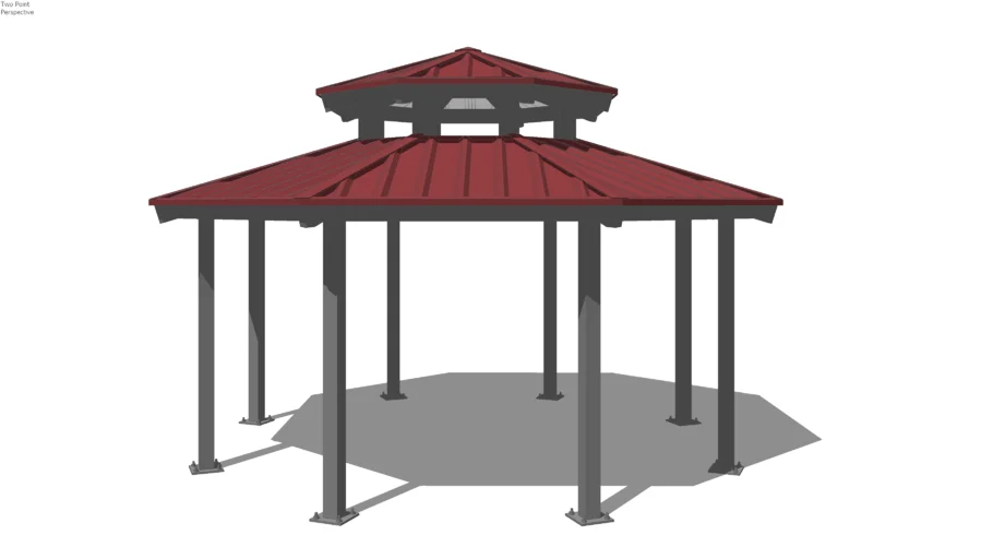 Octagonal - 20' with Vented Top