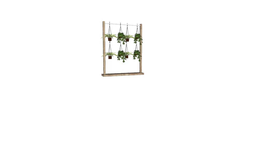 hanging plant rack