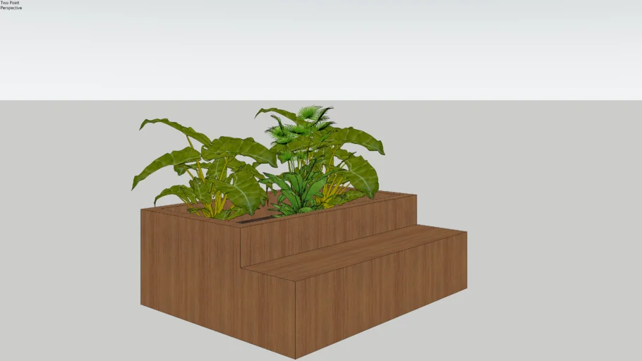 plant box bench